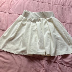 Cream skirt